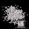Pérolas Imitação Não Porosas de ABS 2mm Contas Tingidas Galvanizadas Acessórios de Brinquedo DIY Decoração de Apertar para Slime e Lama de Cristal