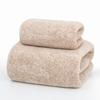Toalla de baño lisa, bordada, con diseño de espiga de trigo, piña y rayas, absorbente, de secado rápido, de forro polar coral.