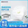 Empaquetada Individualmente Carbón Activado Antipolvo Industrial Polvo Molienda Smog Transpirable Tridimensional Desechable KN95 Mascarilla Engrosada