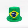 Bandera de fútbol transfronteriza de la Copa Mundial de Fútbol de 2026 entre Estados Unidos, Canadá y México, sombrero de copa de poliéster para fanáticos, bandera nacional, accesorios para porras