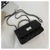 Bolso de mano de rombos de diamantes de alta gama transfronterizo bolso pequeño para mujer nuevo elegante retro bolso cuadrado pequeño bolso de hombro único bandolera bolso cuadrado pequeño con temperamento moderno