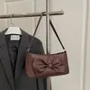 2026 Verão Novo Estilo Simples e Único Bolsa de Axila com Laço para Mulheres Tendência Moda Bolsa de Ombro Transversal