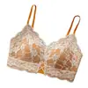 Sujetador Sexy Bralette de Encaje con Escote Profundo y Copas Triangulares para Mujeres con Poco Busto, Push-Up, Sin Aros, Anti-Caída