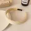 Diadema Versátil a Rayas Amarillas Estilo Coreano, Diadema Dulce Estilo Universitario para el Cabello, Pinza para el Cabello Fresca y Sencilla