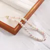 Nuevo Collar de Perlas de Concha Estilo Chino, Gargantilla de Perlas de Colores Caramelo, Selección de Influencers, Collar del Mismo Estilo, Más Vendido en Douyin