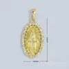 Fábrica de Origen Joyería con Microincrustaciones Accesorios Colgante de Ángel Virgen María Serie Religiosa Colgantes