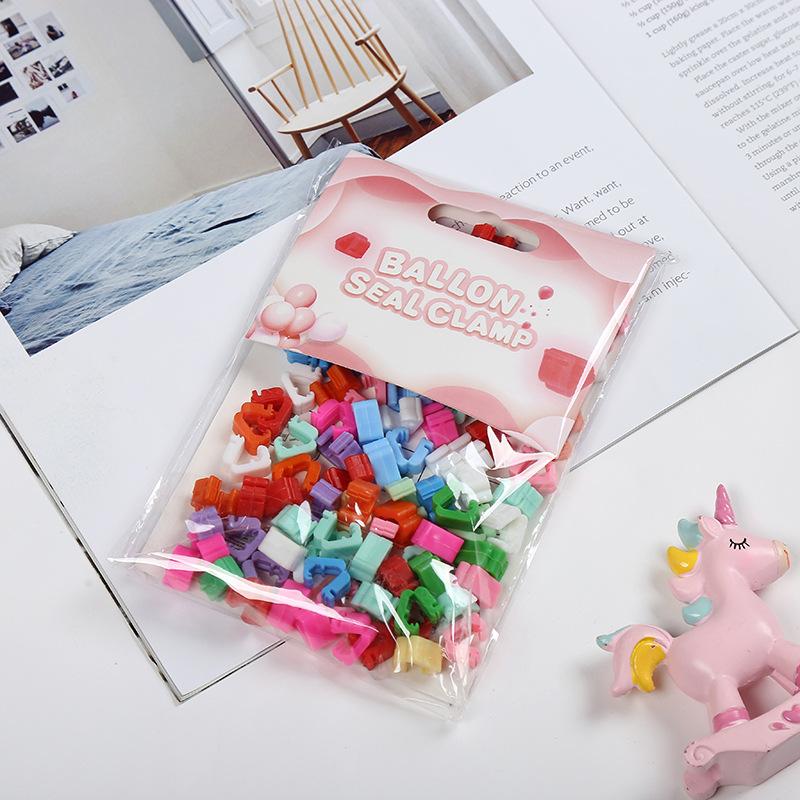 彩色气球夹