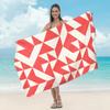 Toalla de Playa de Microfibra Transfronteriza para Adulto Estampada para la Playa Chal Protector Solar Absorbente Toalla para Nadar de Secado Rápido Toalla de Baño