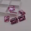 Zircônio Retangular Rosa do Tamanho de um Quilate Pedra Solta