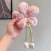 Diadema de Flores para Niña Tocado para Cola de Caballo Baja con Cuchara en la Cabeza Accesorios para el Cabello de Princesa para Niña