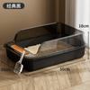 Caja de Arena para Gatos Grande Semicerrada Anti-Arena Caja de Arena Suministros para Gatos Extra Grande Baño para Gatos Cerrado Anti-Salpicaduras