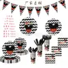 Nuevos Suministros para Fiesta Temática de Mickey Mouse de Amazon con Copyright Set Infantil de Cumpleaños Vajilla Desechable Halloween