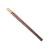 Pauzinhos de madeira em formato de caqui para uso doméstico, estilo chinês, antiderrapantes, feitos de madeira natural, com ponta redonda, formato quadrado, resistentes a mofo, antibacterianos, antiderrapantes e resistentes ao calor