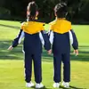 Nuevos uniformes para juegos de deportes de invierno para jardín de infancia, uniformes escolares, uniformes para primaria y secundaria, chaquetas infantiles tres en uno.