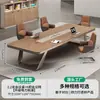 Mesa de Conferencias Mesa Larga Muebles de Oficina Simples Modernos Mesa de Entrenamiento para Negociación Mesa Grande de Recepción de Oficina Combinación