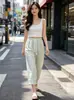 Calças Pantalona Tendência 2026 Algodão Seda Calças Cropped Versátil para Casa e Uso Externo Muitos Padrões Atacado