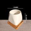 Macetas para Suculentas Macetas de Cerámica para Suculentas Macetas de Porcelana Blanca Macetas Simples Hechas a Mano Plantas Suculentas Flores Pequeñas Huaishai