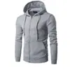 Comercio Exterior Amazon Cárdigan Suéter de Color Sólido Sudadera con Forro Polar Top Deportivo Otoño e Invierno Hombres y Mujeres Camisa con Cremallera
