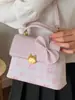 Bolso Pequeño de Alto Valor Estético para Mujer, Nuevo Modelo Primavera 2026, Diseño de Nicho de Lujo Ligero, Bolso de Hombro Lindo con Lazo, Bolso Cruzado