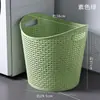 Cesto de roupa suja cesto de roupas brinquedos cesta de armazenamento doméstica plástico oco banheiro cesta de lavanderia cesta de armazenamento de roupa suja