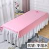 Sábanas de belleza al por mayor de fábrica con agujeros para salón de belleza blancas duraderas fáciles de lavar y secar sábanas para cama de masaje