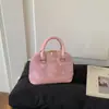 Bolso para Mujer 2026 Primavera Nuevo Estilo Coreano Moda Retro Bolso de Mano Tipo Concha Bolso Cruzado de Hombro Único Simple Casual para Mujer