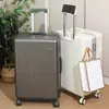 Maleta de aluminio de 26 pulgadas maleta de viaje de 20 pulgadas ruedas universales estudiante maleta resistente duradera maleta con asa extensible de 24 pulgadas