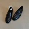 Zapatos de Cuero sin Cordones Estilo Británico 2026 Tendencia Coreana Elegantes Novedades de Primavera Mocasines de Tacón Grueso Zapatos Individuales para Mujer