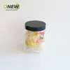 Pote Plástico Pet Transparente Selado Rosqueável Fio de Cristal 600ml Lanche Doce Fruta Seca Frutos do Mar Pote Vazio Garrafa Plástica