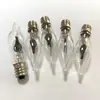 Venta Caliente C18 Burbuja Llama de Vela de Vidrio 230V1.5W Portalámparas E12 Burbuja Llama de Cola Halloween