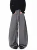 Pantalones Deportivos Transfronterizos para Hombre y Mujer, Novedad Otoño 2025, Holgados, Casuales, Pierna Recta, Caída, Pierna Ancha, Pantalones de Chándal Estilo Americano
