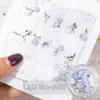 Paquete de material para manicura 2024 primavera y verano nuevo estilo mono mismo estilo hacha Corazón Torcido Cristal K9 diamante flash manicura al por mayor