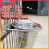 Estante antivuelco para gatos y perros, comedero para perros grande, comedero grande para perros, mascota, colgante fijo, tazón de acero inoxidable, tazón para mascotas