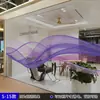 Pegatinas de Vidrio Esmerilado para Oficina con Líneas de Colores, Personalización de Logo de Empresa, Película de Protección de Privacidad para Puertas y Ventanas