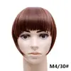 Peluca de Flequillo Multicolor Transfronteriza al por Mayor para Mujer, Postizo para la Parte Superior de la Cabeza, Flequillo Estilo Cómico, Flequillo Falso de Fibra Sintética Estilo Francés sin Costuras