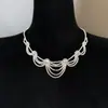 Collar Estilo Bohemio Étnico con Diseño de Borla Metálica, Largo, De Aspecto Elevado, Retro, Desgastado, Cadena para Clavícula de Alta Resistencia
