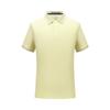 Camisa Polo de Manga Curta com Lapela Golf Cool Dry Silk Personalizada para Grupo de Trabalho Masculina e Feminina com Logotipo Bordado/Estampado