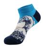 Calcetines Cortos para Hombre, Estilo Delgado de Primavera y Verano, Calcetines Divertidos de Frutas para Exportación Transfronteriza, Calcetines de Algodón Transpirables de Moda Europea y Americana