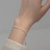 Leve luxo suave roxo fresco pulseira de pérola nicho design de alta qualidade pulseira pérola 14k ouro simples all-match pulseira