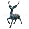 Escultura de Cobre de la Ruta de la Seda, Gran Adorno de Grupo de Camellos de Cobre para Desierto, Escultura de Animal de Cobre, Escultura de Animal de Cobre Abstracto