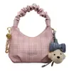 Bolso Pequeño Estilo Coreano Nicho para Mujer, Nuevo Modelo 2026, Bolso de Hombro Ligero y Elegante, Bolso de Mano Plisado para el Trabajo