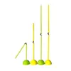Señal de entrenamiento de fútbol, bandera de esquina de entrenamiento de baloncesto, base de inyección de agua, varilla de bobinado, obstáculo de entrenamiento de fútbol plegable