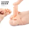 Separador de Dedos de Pie de Cinco Agujeros con Agujeros Engrosados para Absorción de Impactos y Masaje, Almohadilla para la Parte Delantera del Pie de Medio Tamaño, Separador para Dedos Superpuestos