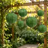 Farolillos de papel colgantes con hojas de boj para fiestas, eventos universitarios, decoraciones de patios interiores y exteriores, farolillos redondos verdes