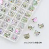 Dongzhou Cristal 8mm Cabeça de Gato Alta Qualidade K9 Super Brilhante Pedras de Strass para Nail Art Gato da Sorte Estilo Francês Celebridade da Internet Decorações de Strass para Nail Art