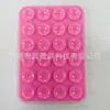 Ventosa de silicone dupla face para celular transfronteiriça 24 ventosas quadradas de silicone autoadesivas suporte para celular preguiçoso