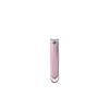 Cortador de unhas de aço inoxidável direto da fábrica, cortador de unhas portátil, adequado para cortador de unhas plano oblíquo rosa