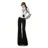 Jeans Feminino Novo Estilo Americano Primavera 2026, Cintura Baixa, Picante, Que Valoriza o Formato da Perna, de Caimento Solto, Emagrecedor e com Leve Flare