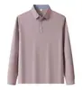 Nueva camiseta deportiva polo de manga larga de comercio exterior para otoño e invierno, camiseta de manga larga que absorbe la humedad y se seca rápidamente para golf y pickleball