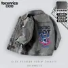Chaqueta de Mezclilla Infantil Robot Cósmico Astro Bot Primavera y Otoño 2025 Nueva Moda Infantil Chaqueta de Mezclilla 7